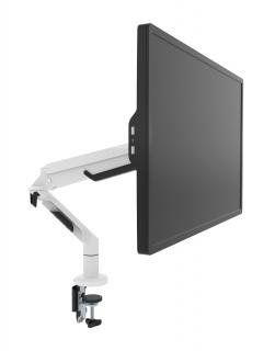 Uchwyt na monitor biały - wytrzymały do monitorów o przekątnej 17" - 36", standard VESA