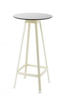 Wysoki stolik Sol H fi 590 mm, z okrągłym blatem, plastikowy, do domu, na zewnątrz