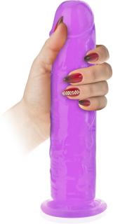 Duże żelowe dildo 24 cm penis waginalny lub analny na przyssawce - 70362203