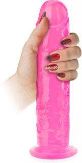 Duże żelowe dildo 24 cm penis waginalny lub analny na przyssawce - 71700661