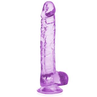 Duży penis 29 cm na mocnej przyssawce realistyczne dildo z jądrami - 78226463