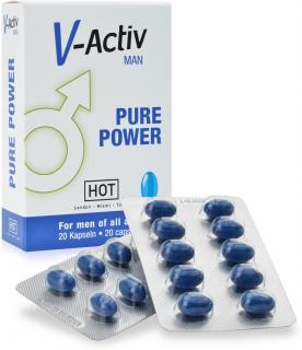 SUPLEMENT DIETY V-ACTIV FOR MEN – SKUTECZNY ŚRODEK NA POTENCJĘ - 20 TABLETEK