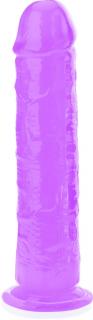 Żelowe dildo 18 cm penis waginalny lub analny na przyssawce - 74682821