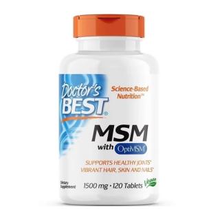 DOCTOR'S BEST MSM 1500 mg 120 tabs.