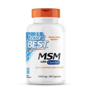 DOCTOR'S BEST MSM OptiMSM 1000 mg 180 caps.