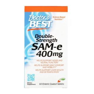 DOCTOR'S BEST SAMe Double-Strength 400 mg 60 tabs.