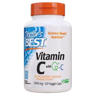 DOCTOR'S BEST Vitamin C with Quali-C 1000 mg 120 veg caps.