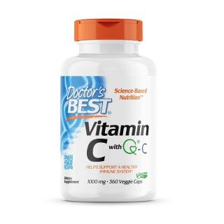 DOCTOR'S BEST Vitamin C with Quali-C 1000 mg 360 veg caps.