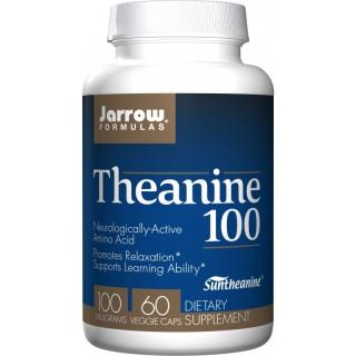 JARROW FORMULAS Theanine 100 mg 60 veg caps.