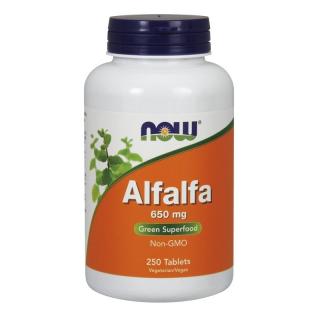 NOW FOODS Alfalfa (Lucerna) 650 mg 250 tabs.