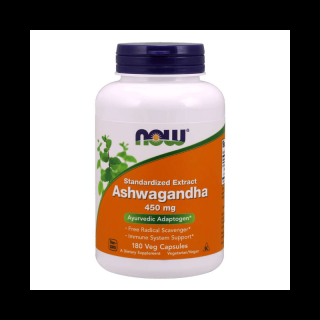 NOW FOODS Ashwagandha 450 mg 180 caps.