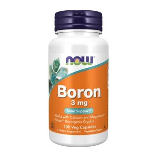 NOW FOODS Boron 3 mg 100 veg caps.