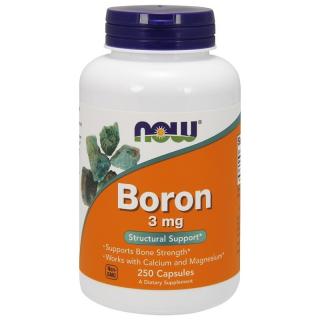 NOW FOODS Boron 3 mg 250 caps.