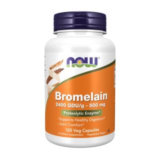 NOW FOODS Bromelain 500 mg 120 veg caps.