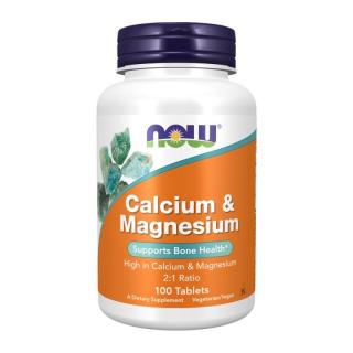 NOW FOODS Calcium  Magnesium 100 tabs.