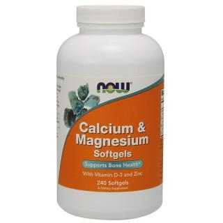 NOW FOODS Calcium  Magnesium D3 240 softgels