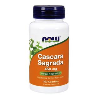 NOW FOODS Cascara Sagrada 450 mg 100 caps.