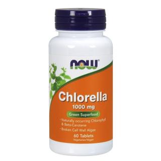 NOW FOODS Chlorella 1000 mg 60 tabs.