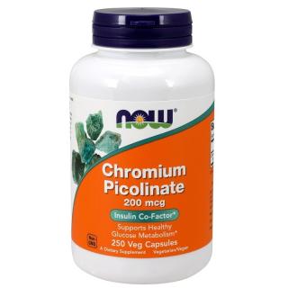 NOW FOODS Chrom 200 mcg 250 veg caps.