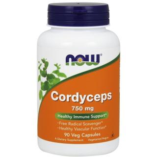 NOW FOODS Cordyceps 750 mg 90 caps.