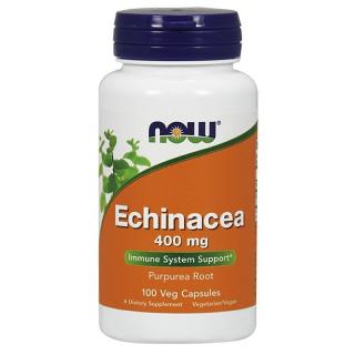 NOW FOODS Echinacea 400 mg 100 veg caps.