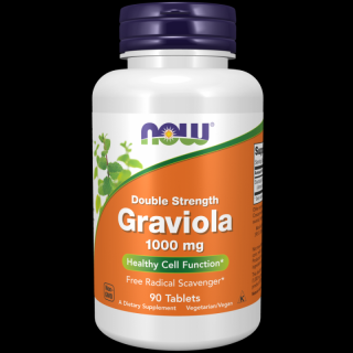 NOW FOODS Graviola 1000 mg 90 tabs.