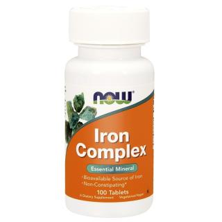 NOW FOODS Iron Complex 100 tabs.