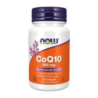 NOW FOODS Koenzym Q10 100 mg 50 softgels