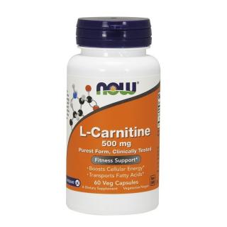 NOW FOODS L-Carnitine 500 mg 60 caps.