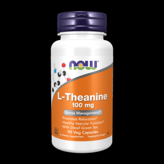 NOW FOODS L-Theanine 100 mg 90 veg caps.