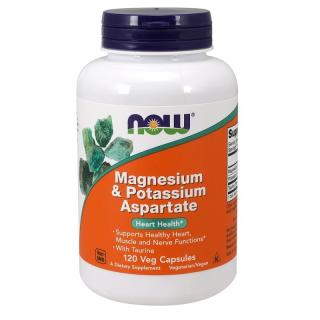 NOW FOODS Magnesium  Potassium Aspartate 120 caps.