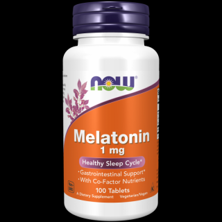 NOW FOODS Melatonina 1 mg 100 tabs.