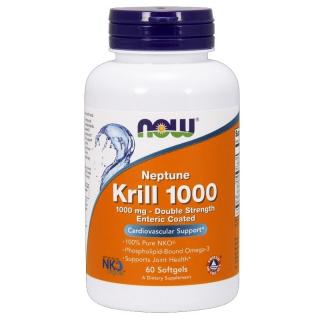 NOW FOODS Neptune Krill 1000 mg 60 caps.