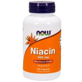 NOW FOODS Niacin 500 mg 100 caps.