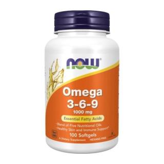 NOW FOODS Omega 3-6-9 1000 mg 100 softgels