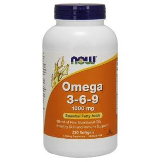 NOW FOODS Omega 3-6-9 1000 mg 250 softgels