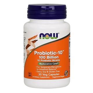 NOW FOODS Probiotic-10 100 Billion 30 veg caps.