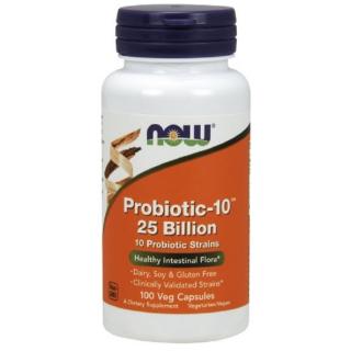 NOW FOODS Probiotic-10 25 Billion 100 veg caps.
