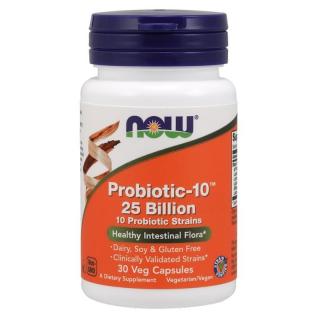 NOW FOODS Probiotic-10 25 Billion 30 veg caps.