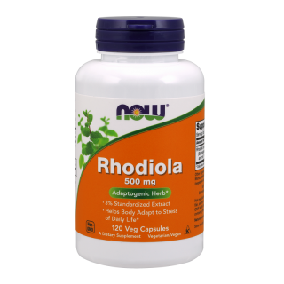 NOW FOODS Rhodiola 500 mg 120 veg caps.