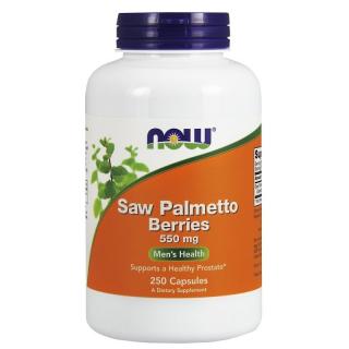 NOW FOODS Saw Palmetto Berries 550 mg 250 caps.