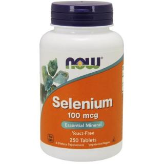 NOW FOODS Selen 100 mcg 250 tabs.