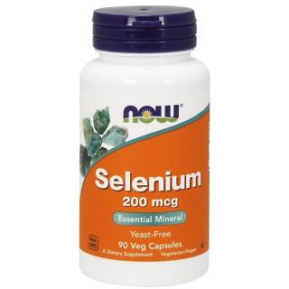 NOW FOODS Selen 200 mcg 90 veg caps.