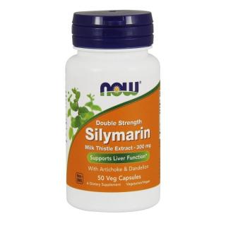 NOW FOODS Silymarin 300 mg 50 veg caps.