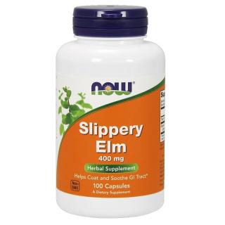 NOW FOODS Slippery Elm 400 mg 100 caps.