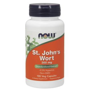 NOW FOODS St. Johns Wort 300 mg 100 veg caps.