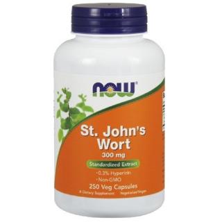 NOW FOODS St. Johns Wort 300 mg 250 veg caps.