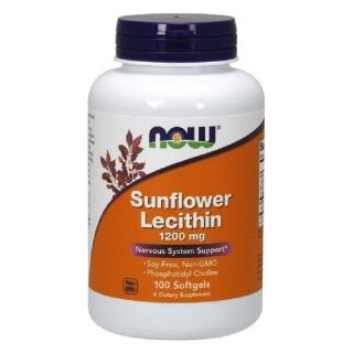 NOW FOODS Sunflower Lecithin 1200 mg 100 caps.