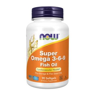 NOW FOODS Super Omega 3-6-9 90 softgels