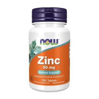 NOW FOODS Zinc Cynk 50 mg 100 tabs.